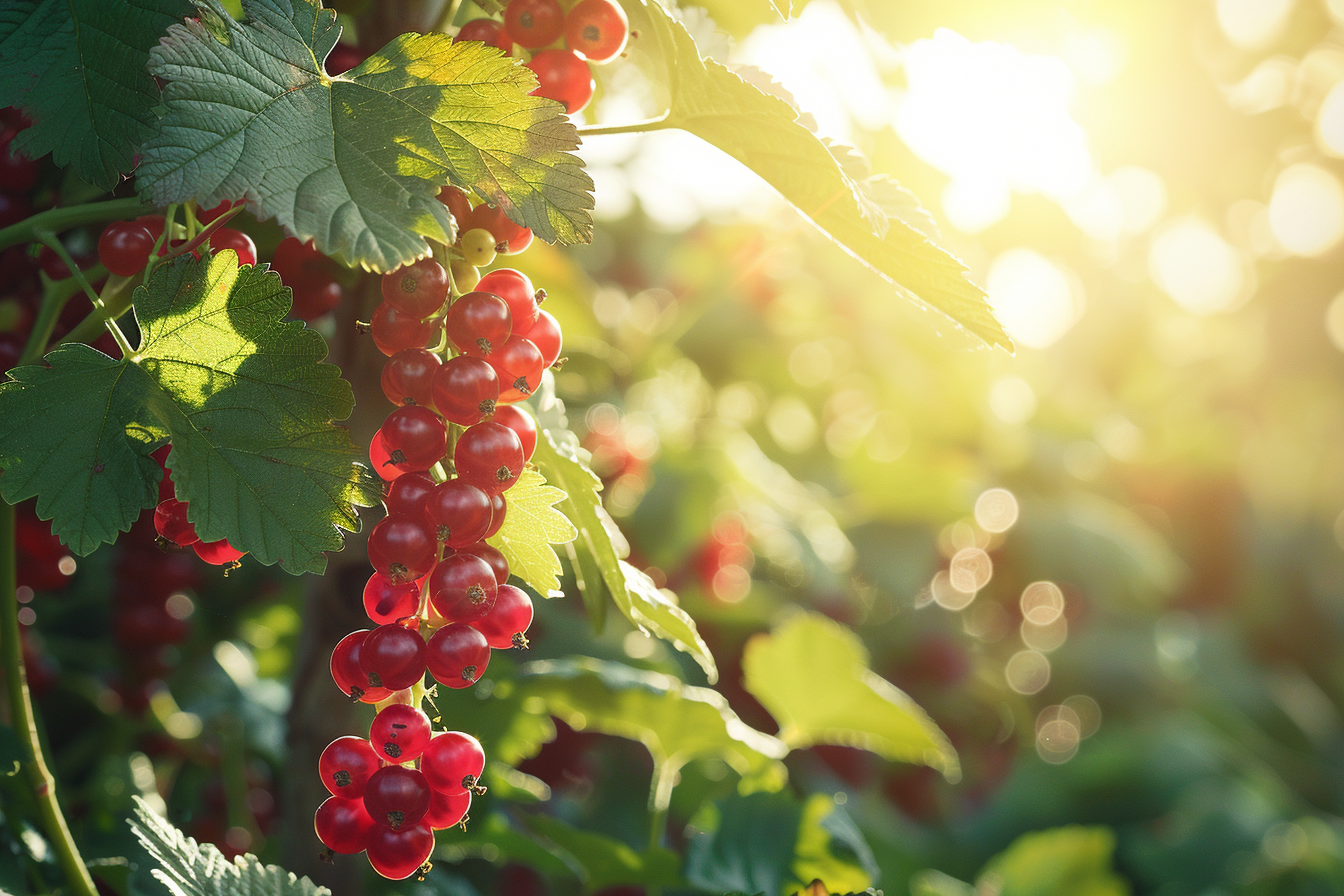 Image gratuite Buisson de groseilles mûres dans jardin 4