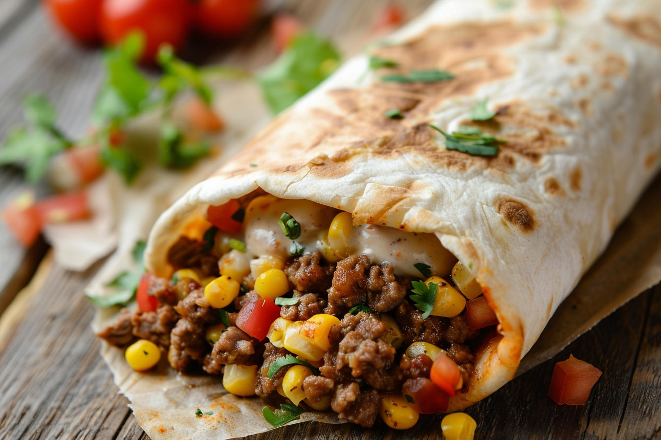 Image gratuite Burrito classique au boeuf 5