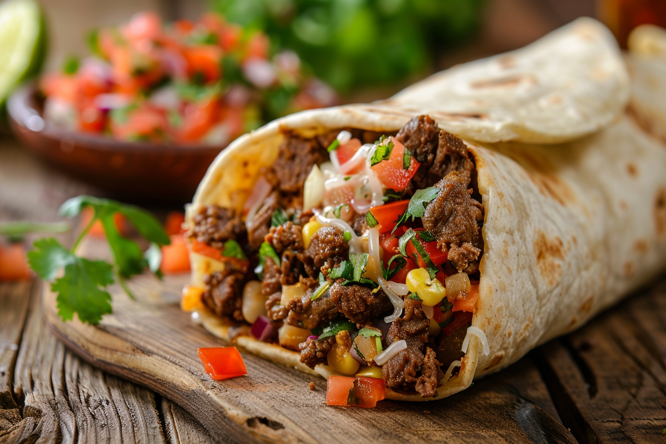 Image gratuite Burrito classique au boeuf 7