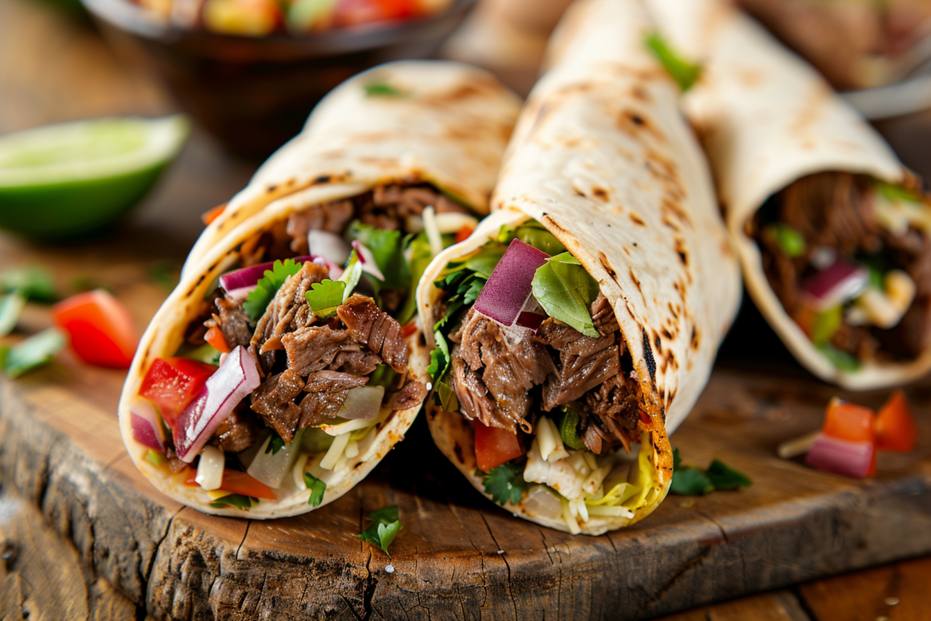 Image gratuite Burrito classique au boeuf 8