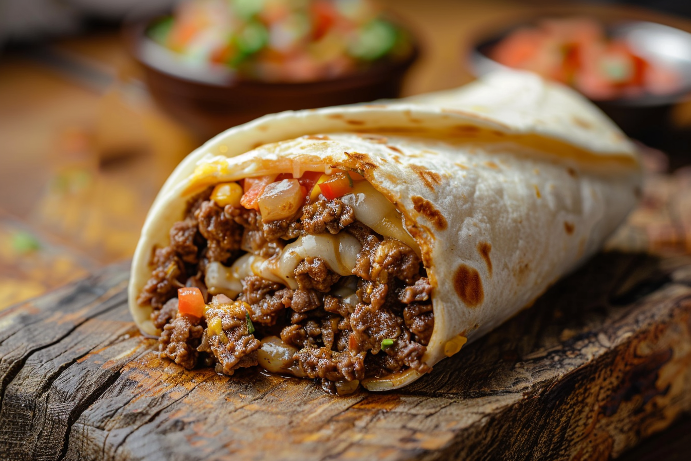 Image gratuite Burrito classique au boeuf 9