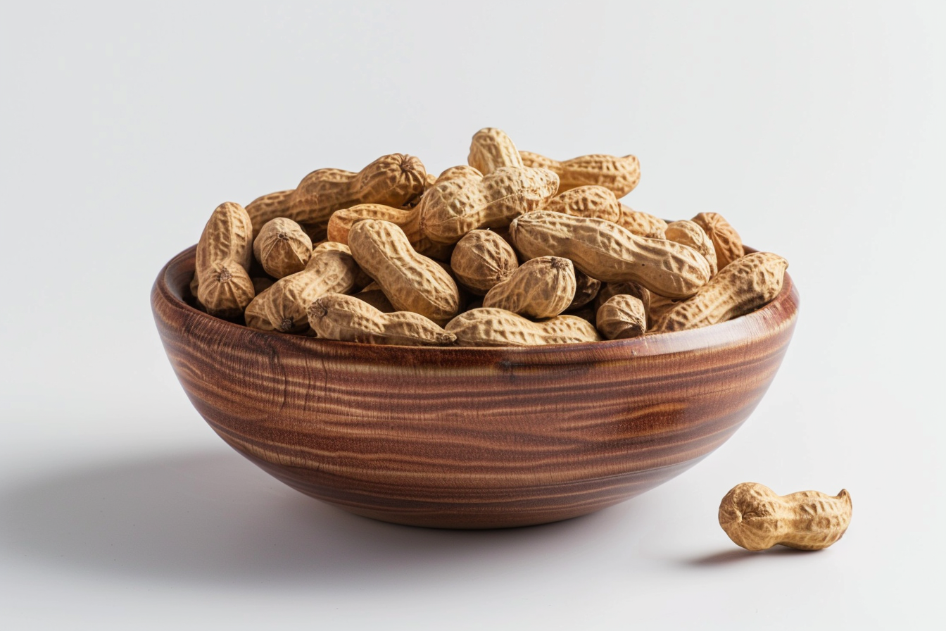 Image gratuite Cacahuètes sur fond blanc 1