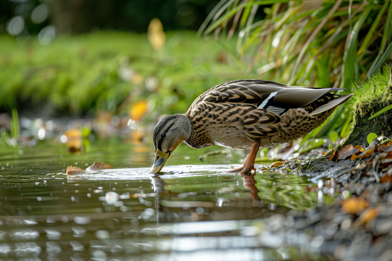Image gratuite Canard et étang 1