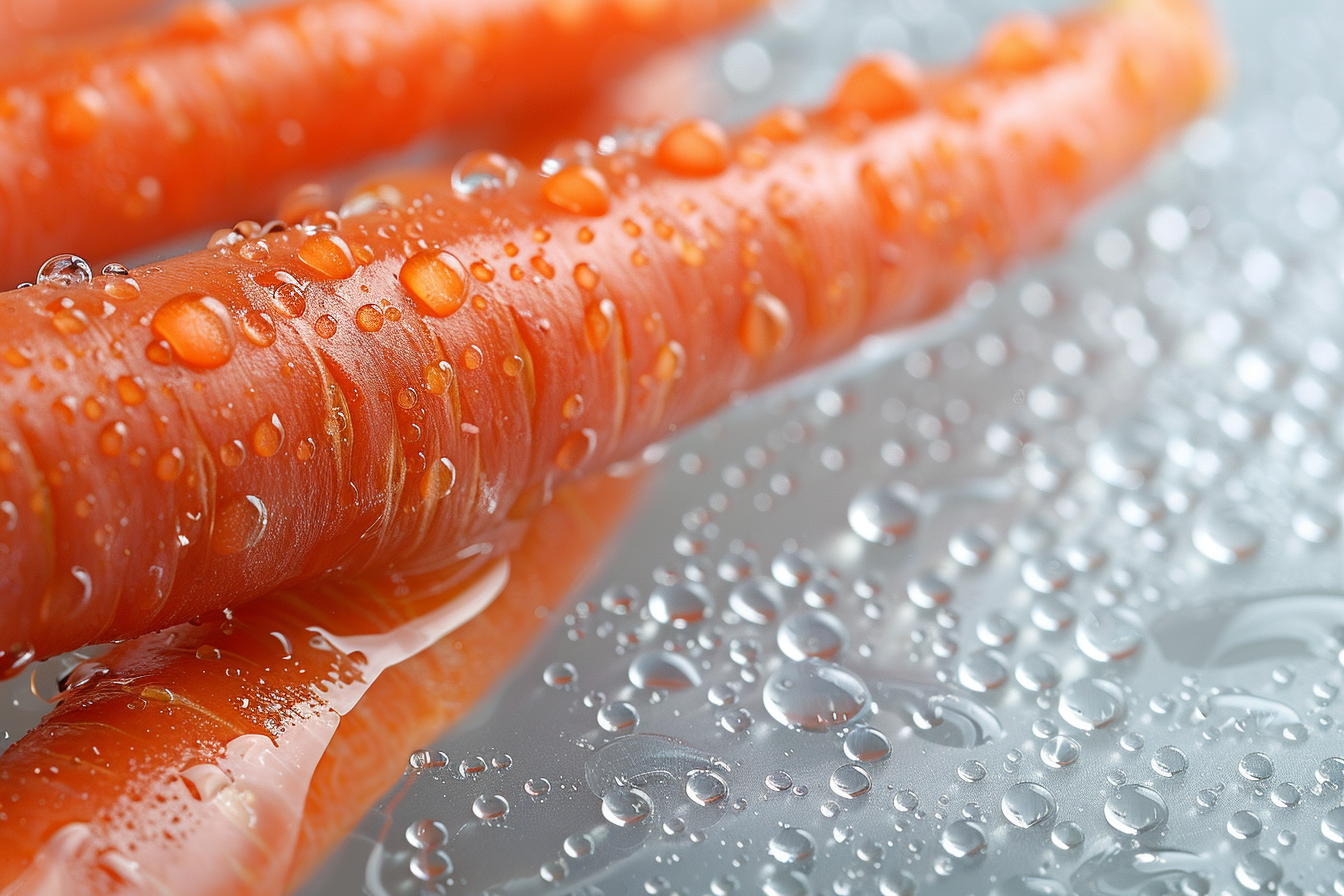 Image gratuite Carottes avec gouttelettes d&rsquo;eau 4