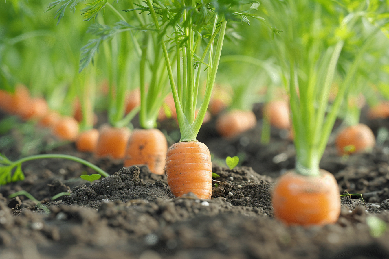 Image gratuite Carottes fraîches dans le jardin 1
