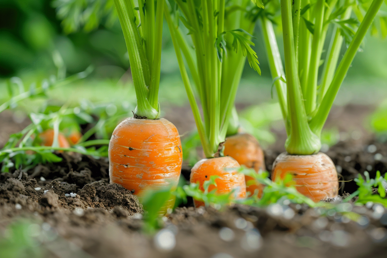 Image gratuite Carottes fraîches dans le jardin 2