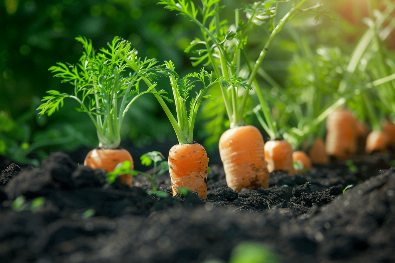 Image gratuite Carottes fraîches dans le jardin 4