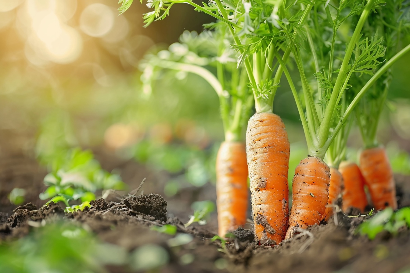 Image gratuite Carottes fraîches dans le jardin 6