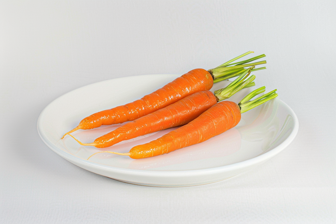 Image gratuite Carottes sur assiette blanche 4