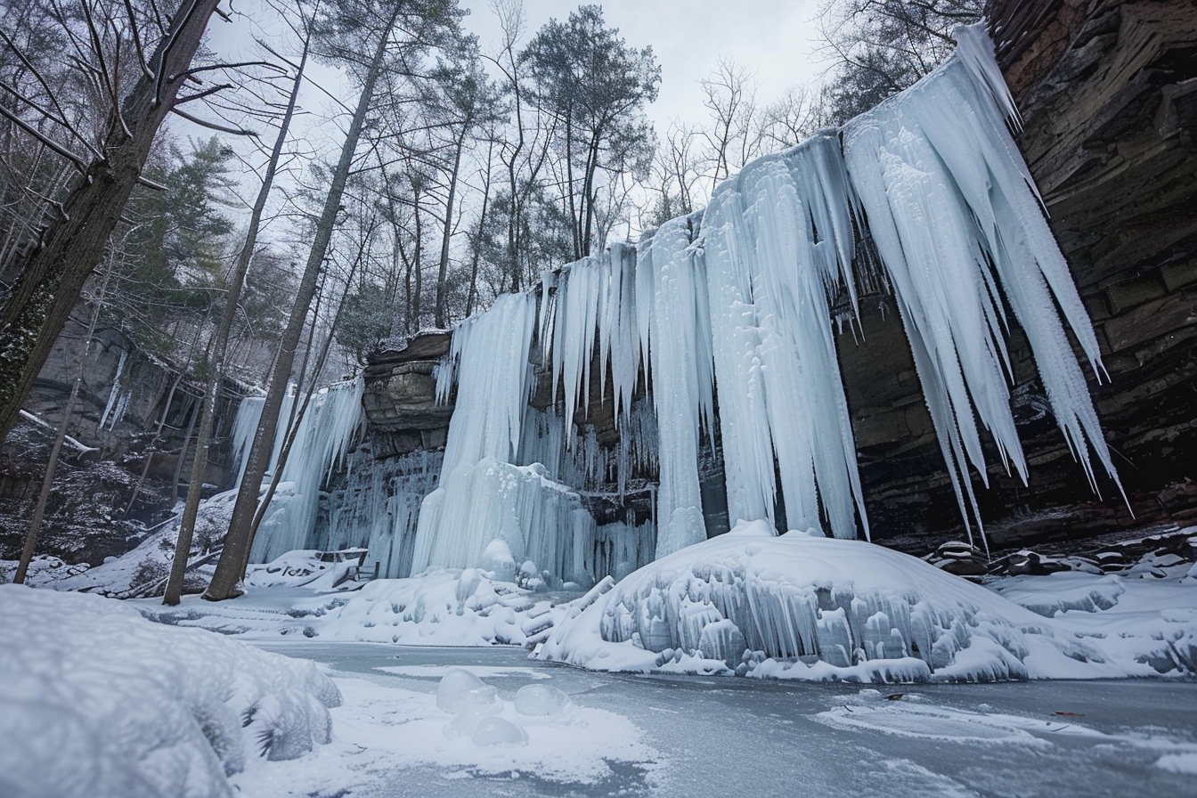 Image gratuite Cascade gelée 1