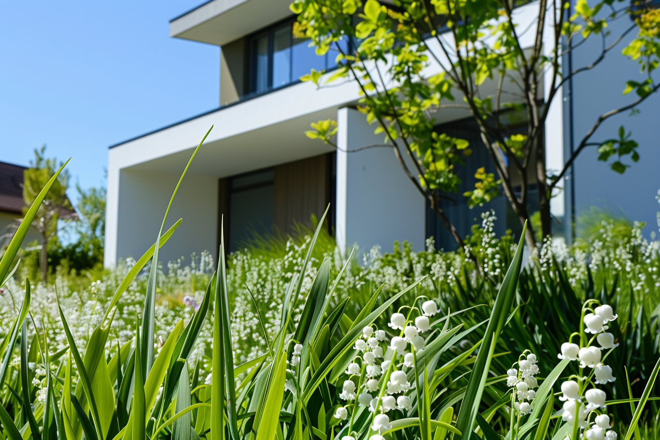 Image gratuite Célébrant fête Travail brin muguet décore maison moderne 1