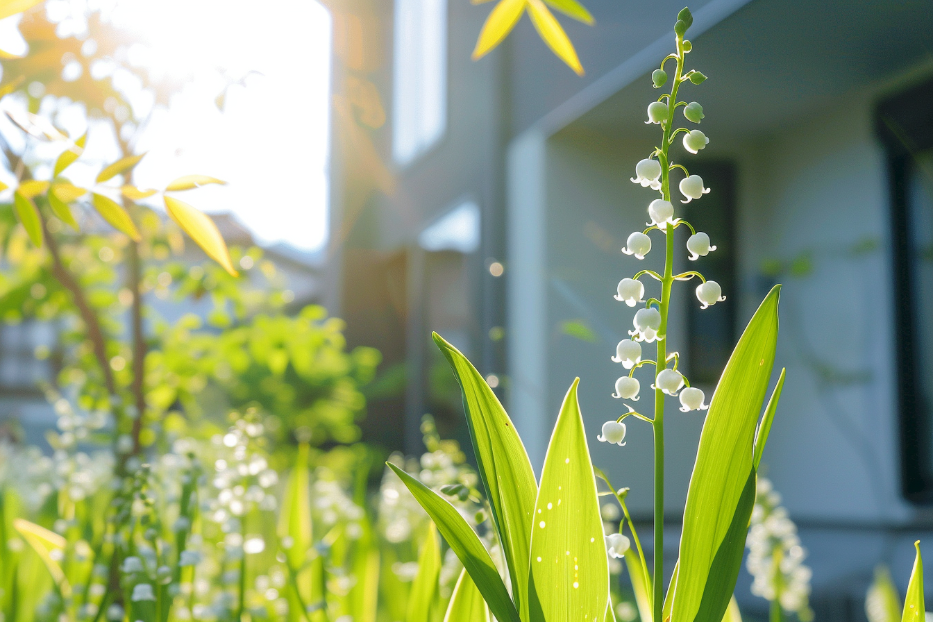 Image gratuite Célébrant fête Travail brin muguet décore maison moderne 6