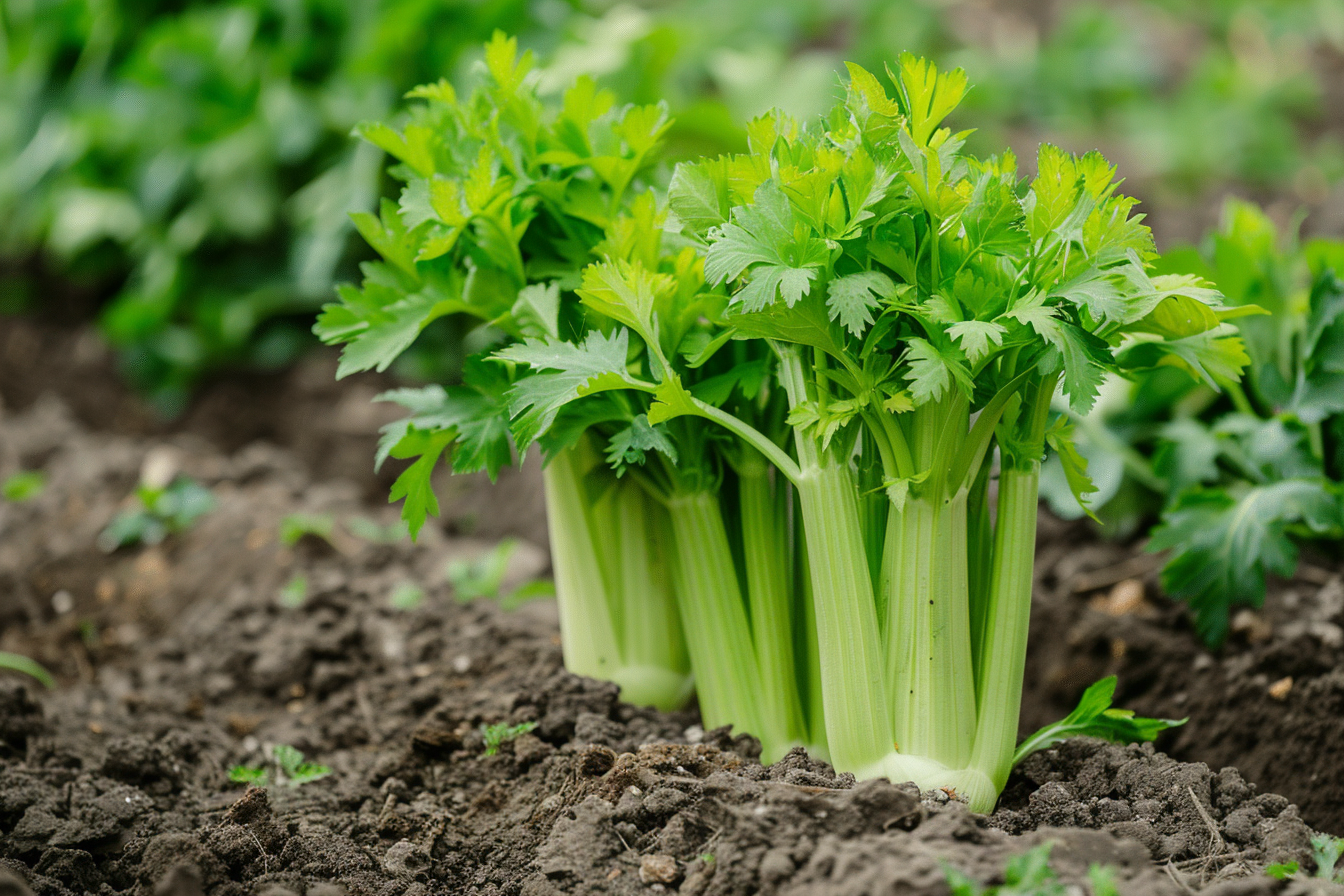 Image gratuite Céleri frais dans le jardin 2