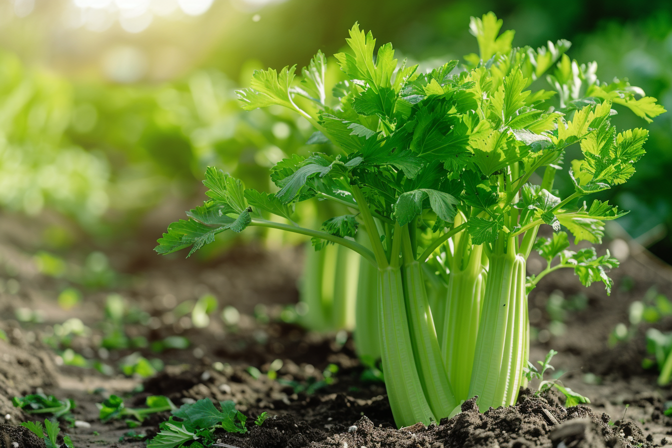 Image gratuite Céleri frais dans le jardin 3