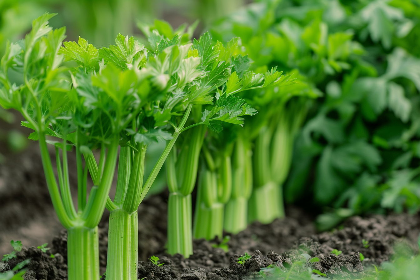 Image gratuite Céleri frais dans le jardin 4