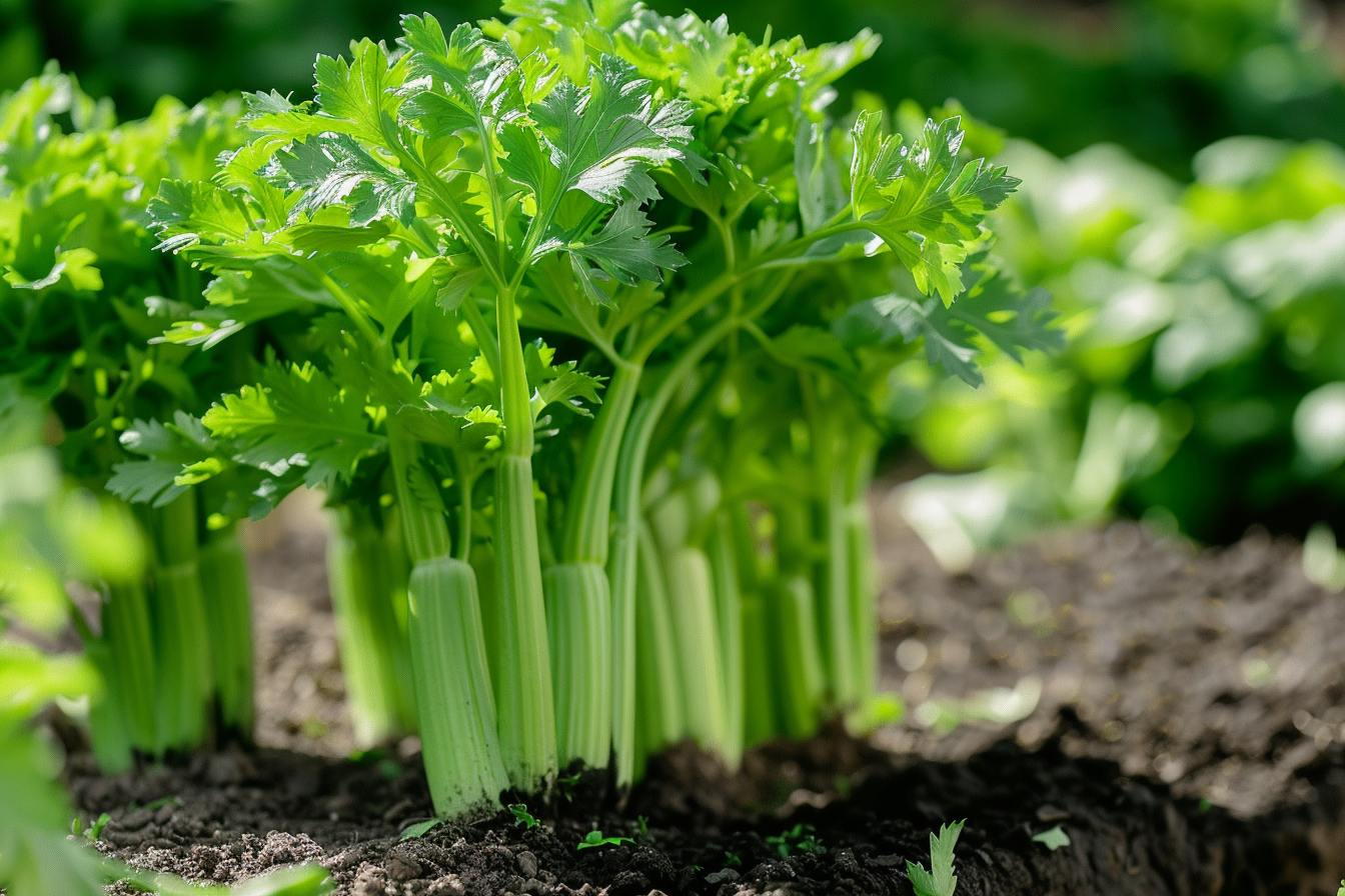 Image gratuite Céleri frais dans le jardin 5