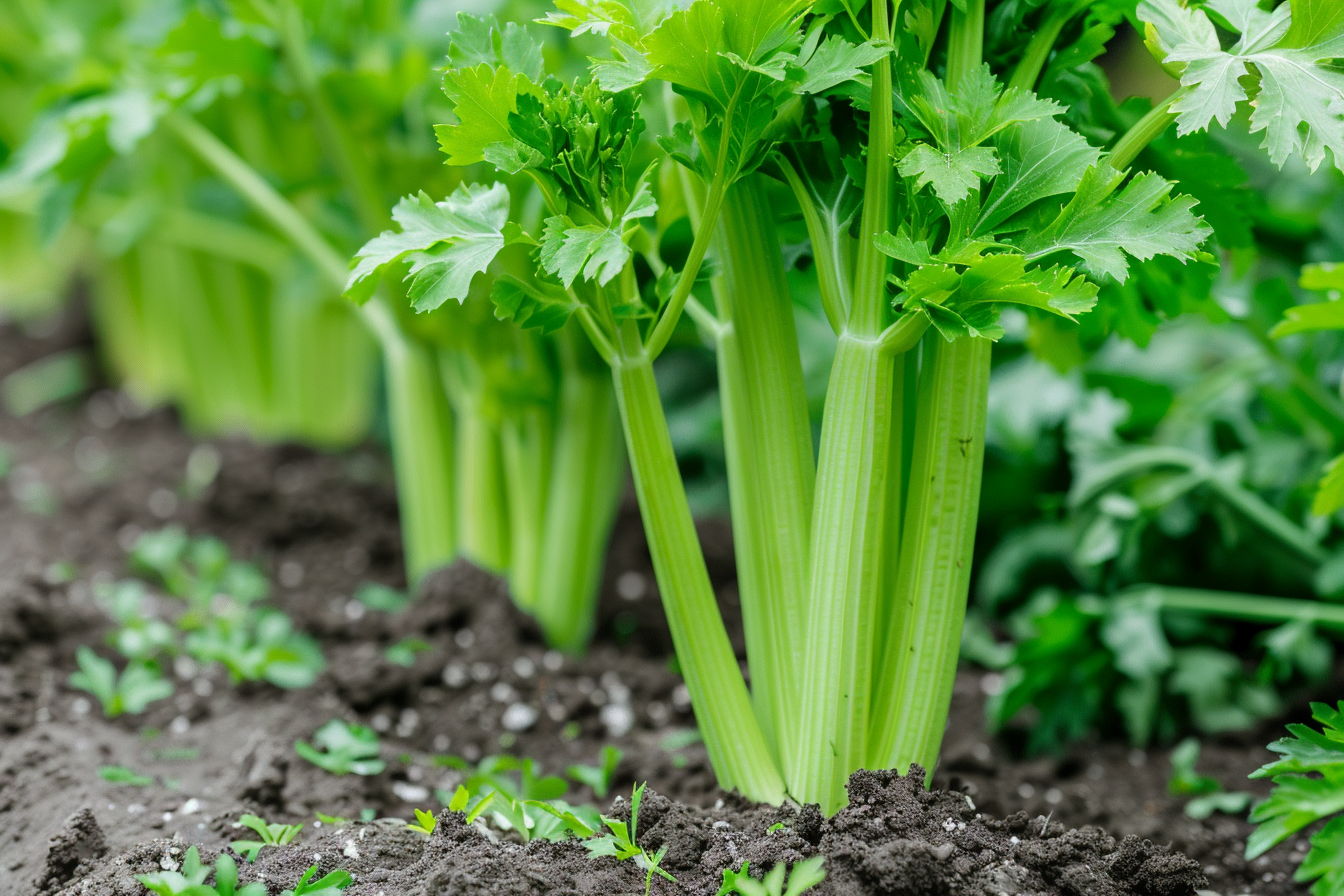 Image gratuite Céleri sur assiette blanche 4