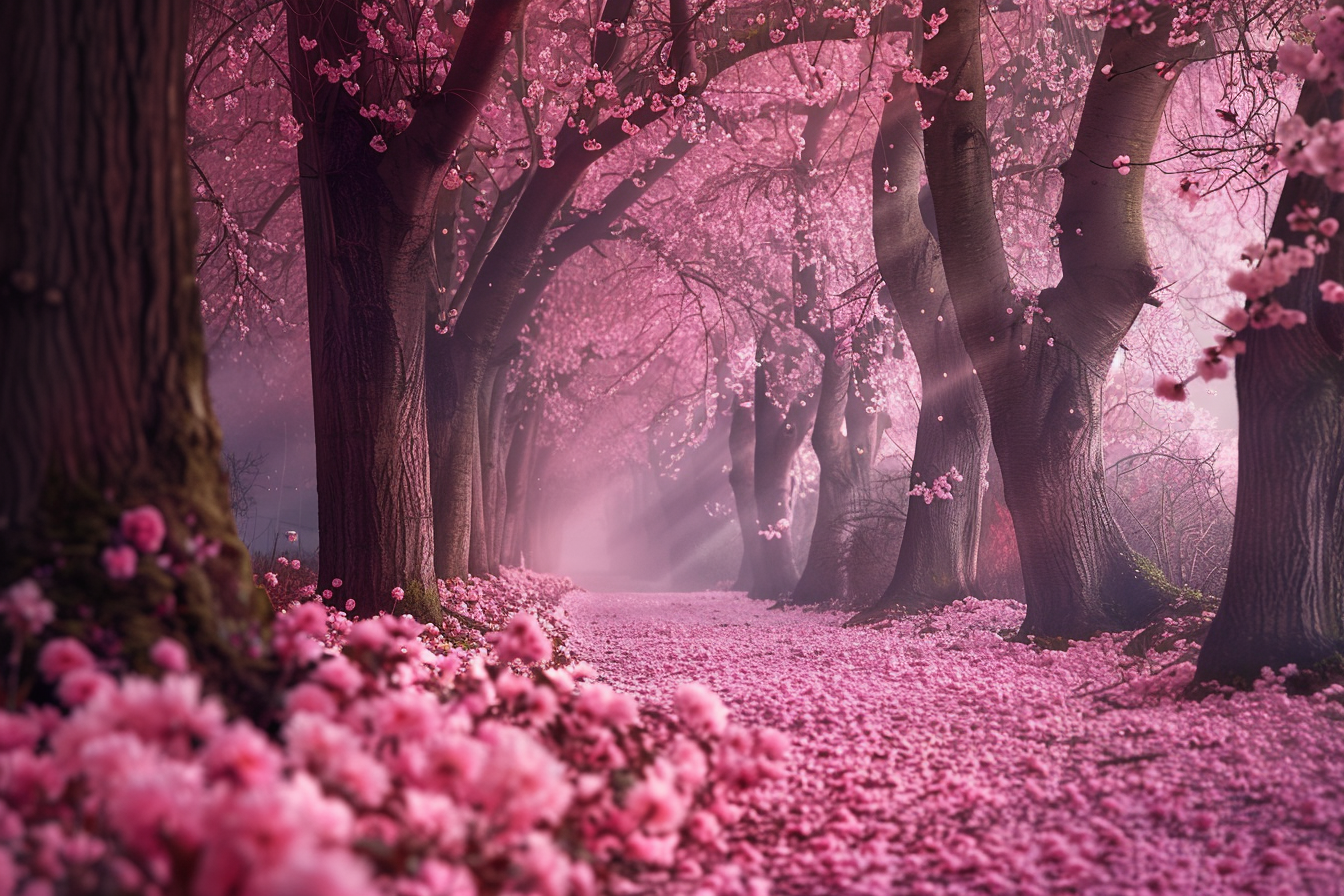 Image gratuite Cerisiers en fleurs 1