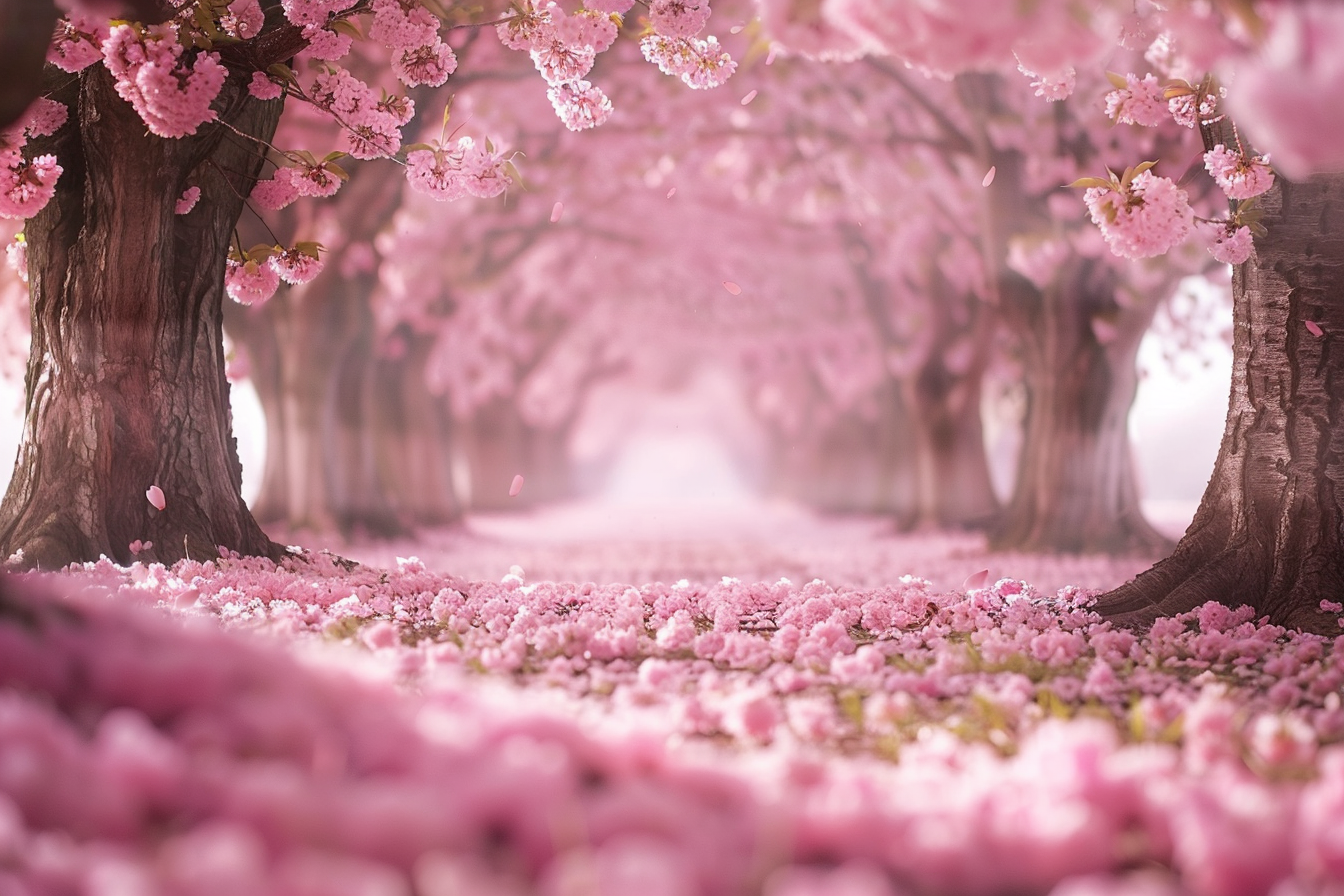 Image gratuite Cerisiers en fleurs 2