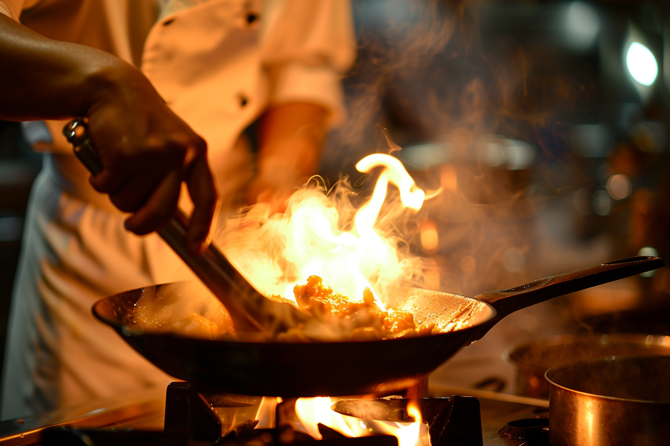 Image gratuite Chef cuisinant en cuisine 3