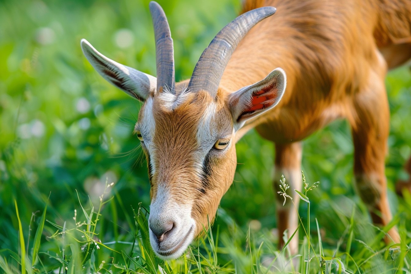 Image gratuite Chèvre dans pâturage luxuriant 2