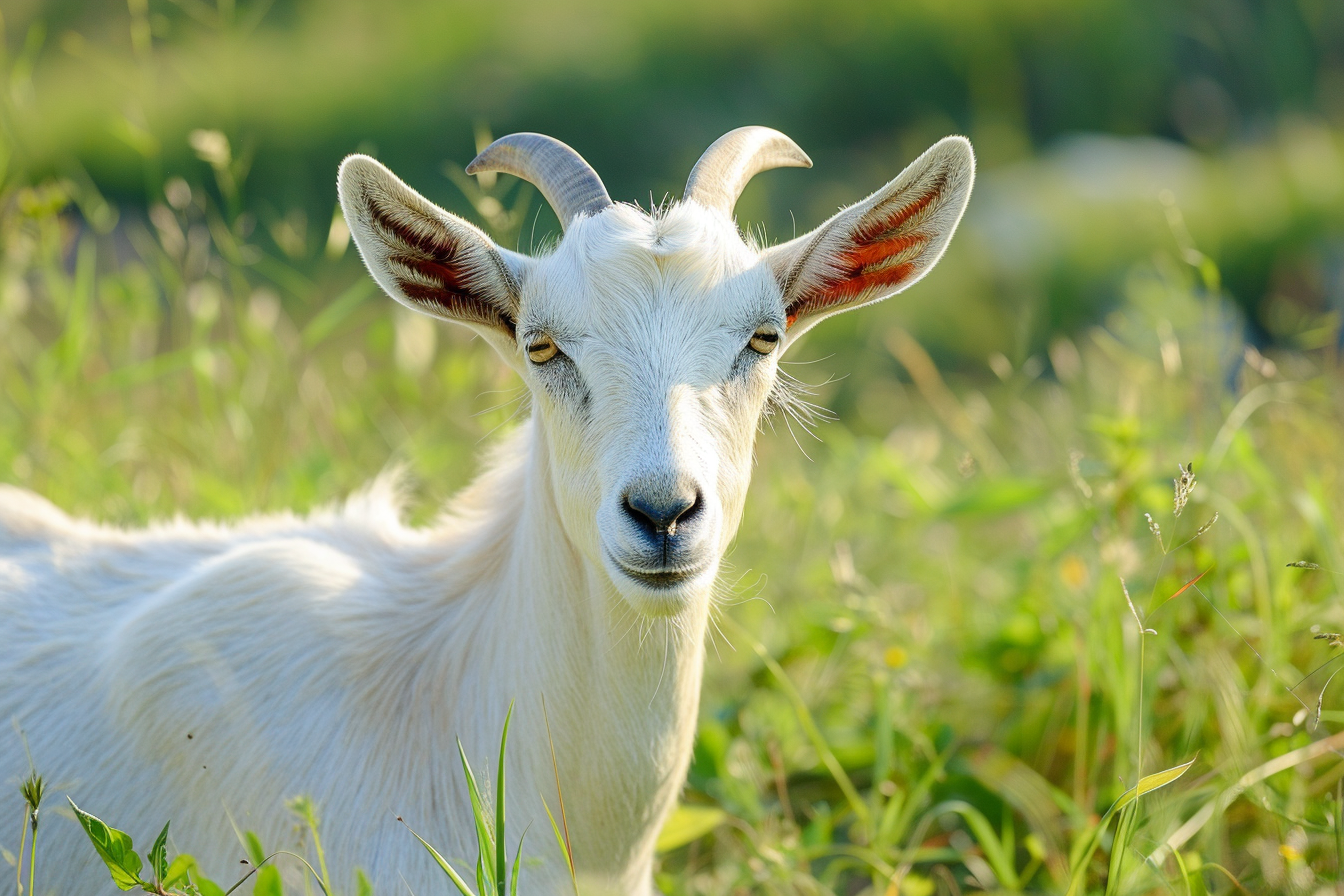 Image gratuite Chèvre dans pâturage luxuriant 5