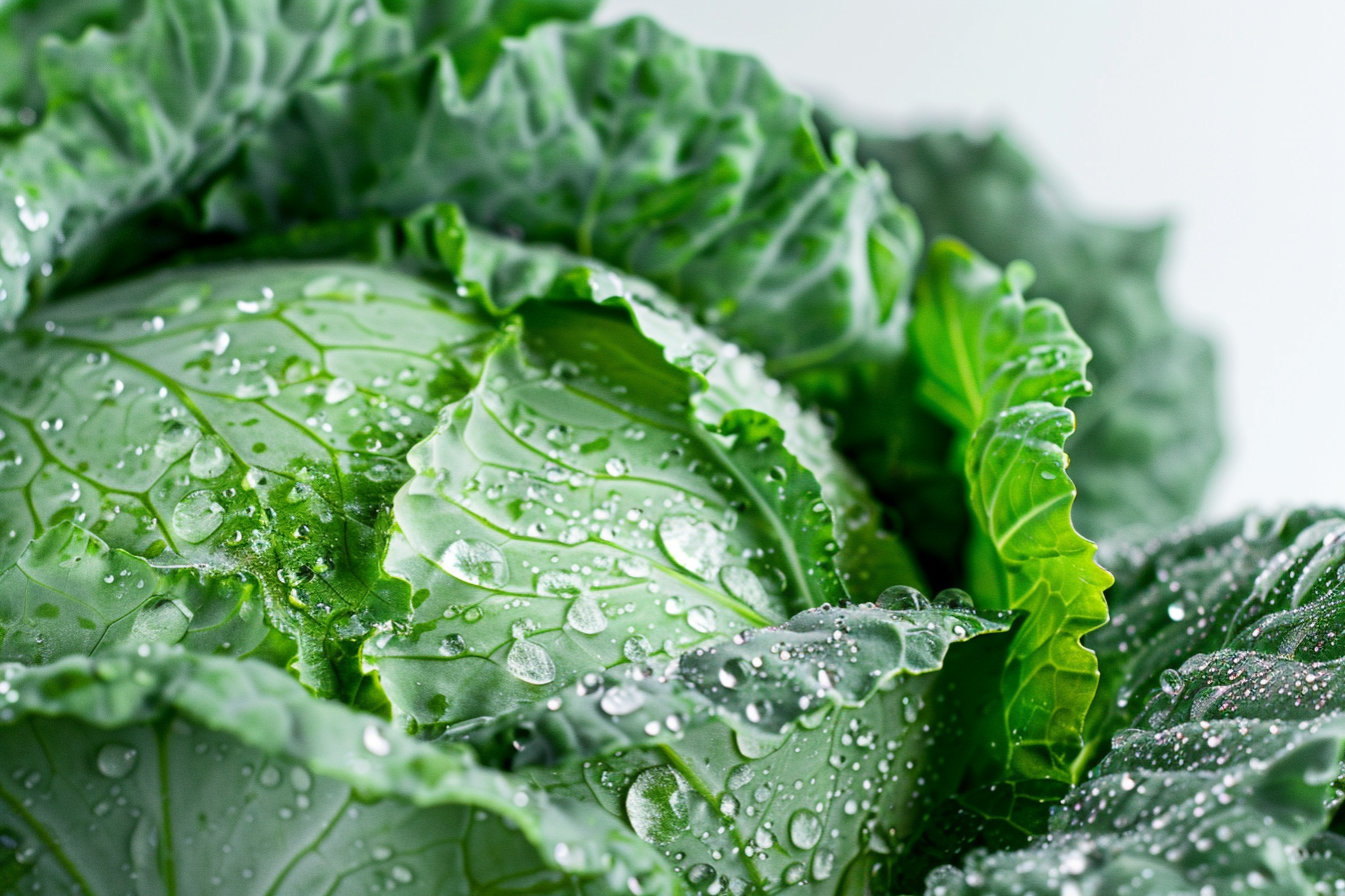 Image gratuite Chou avec gouttelettes d&rsquo;eau 1