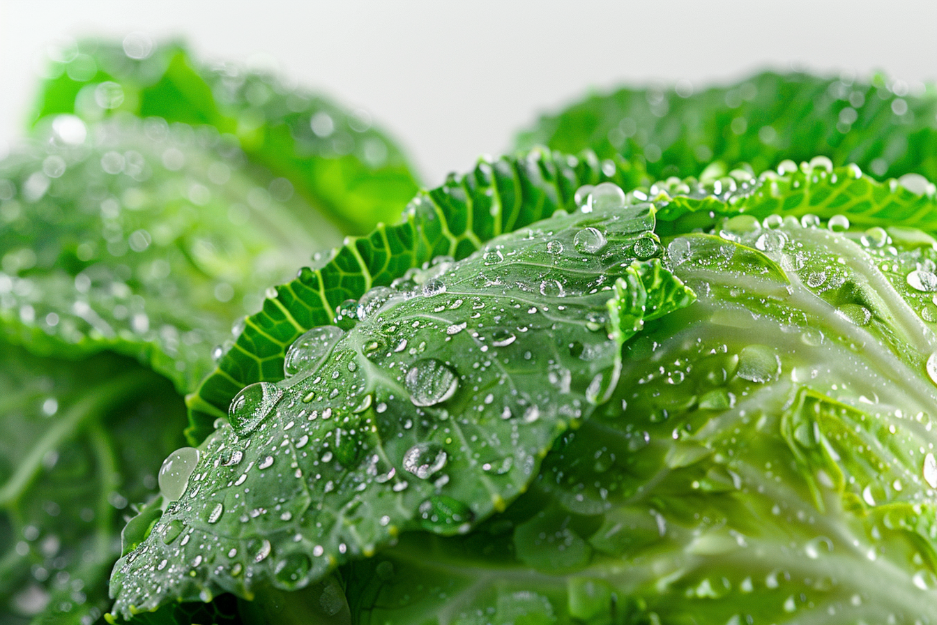Image gratuite Chou avec gouttelettes d&rsquo;eau 3