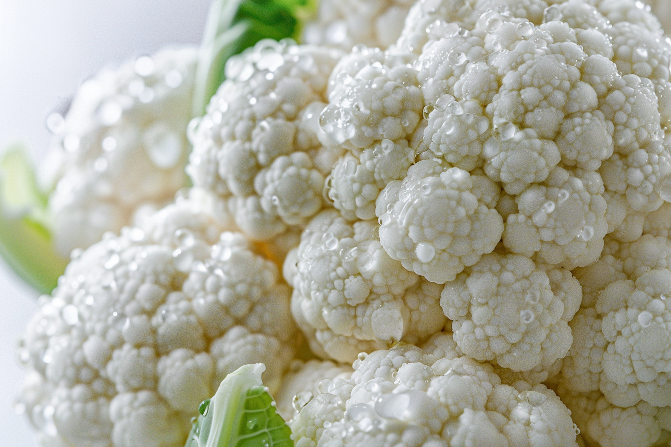 Image gratuite Chou-fleur avec gouttelettes d&rsquo;eau 1