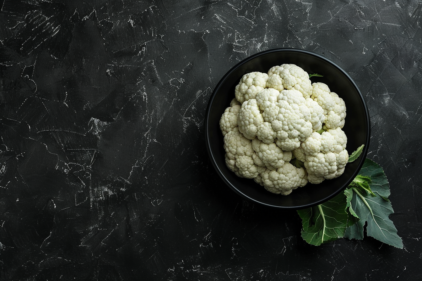 Image gratuite Chou-fleur dans bol noir 4