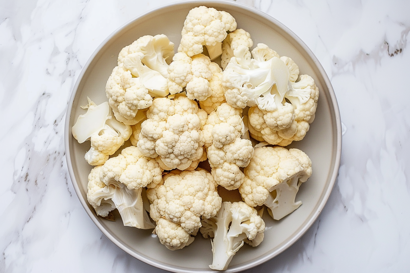 Image gratuite Chou-fleur sur assiette blanche 4