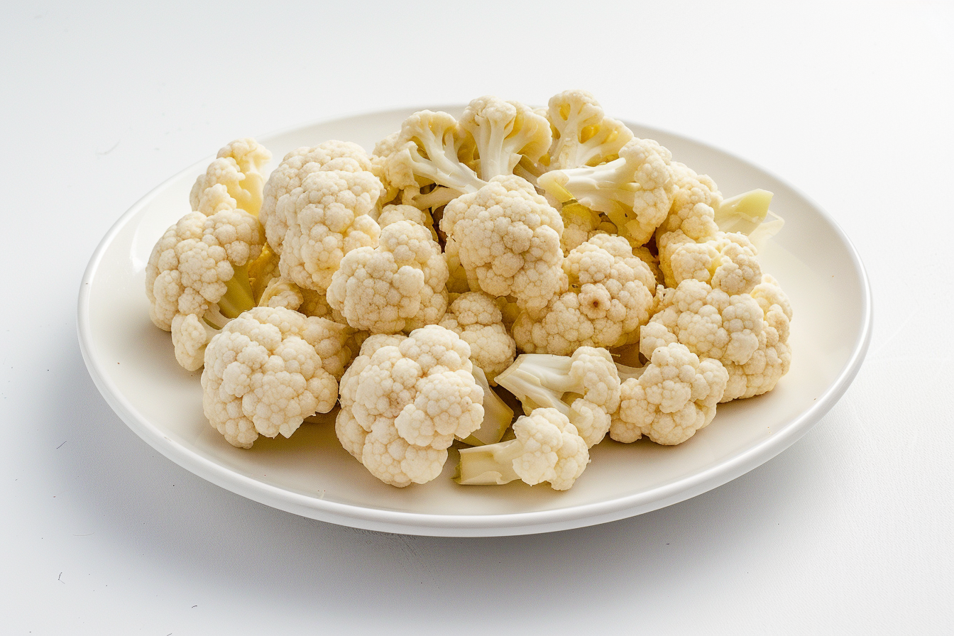 Image gratuite Chou-fleur sur assiette blanche 6