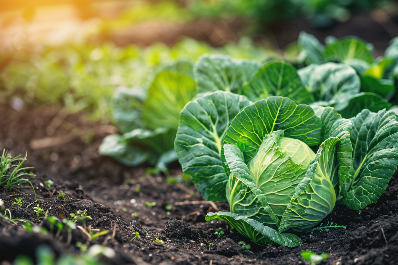 Image gratuite Chou frais dans le jardin 3