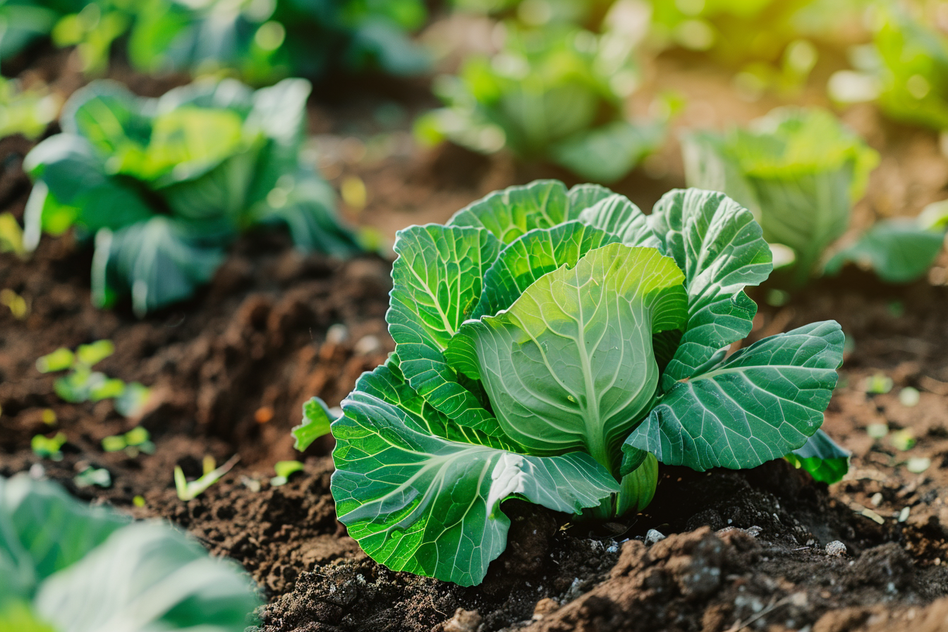 Image gratuite Chou frais dans le jardin 4