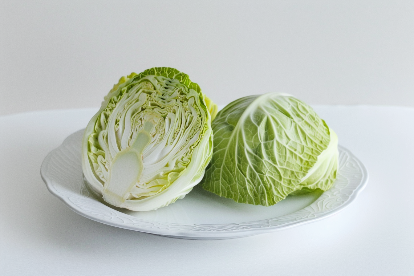 Image gratuite Chou sur assiette blanche 3