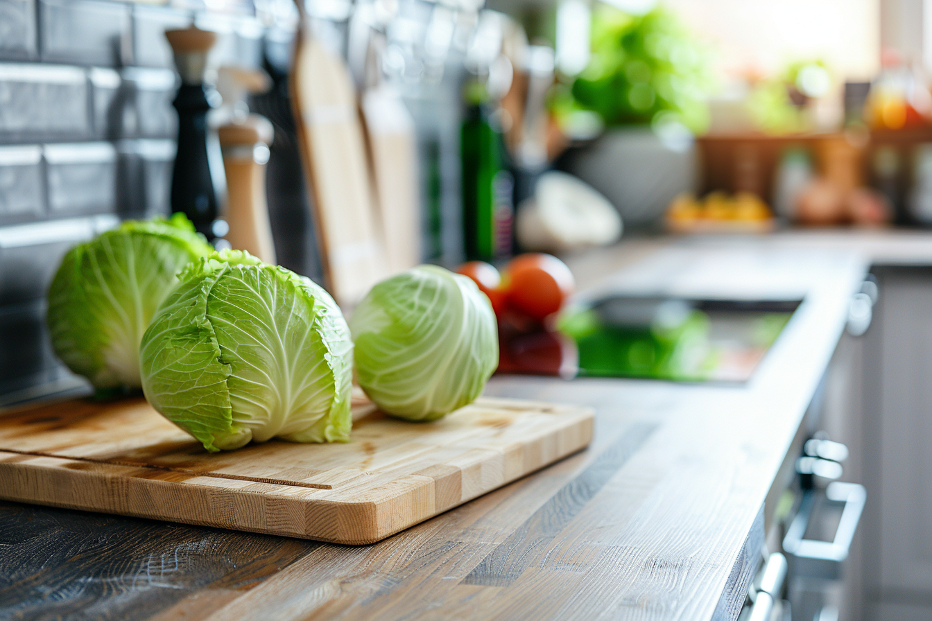 Image gratuite Chou sur planche en bois 3