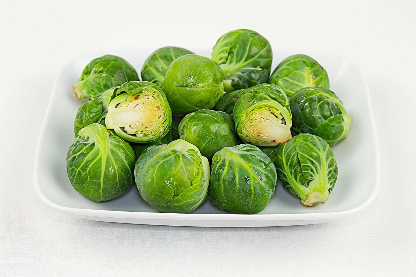 Image gratuite Choux de Bruxelles sur assiette blanche 3