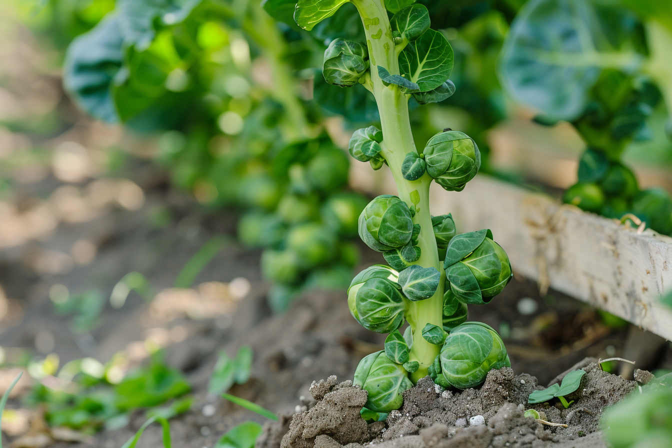 Image gratuite Choux de Bruxelles sur tige 2