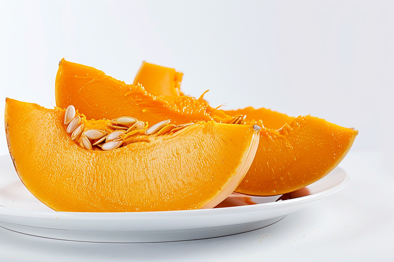 Image gratuite Citrouille sur assiette blanche 4