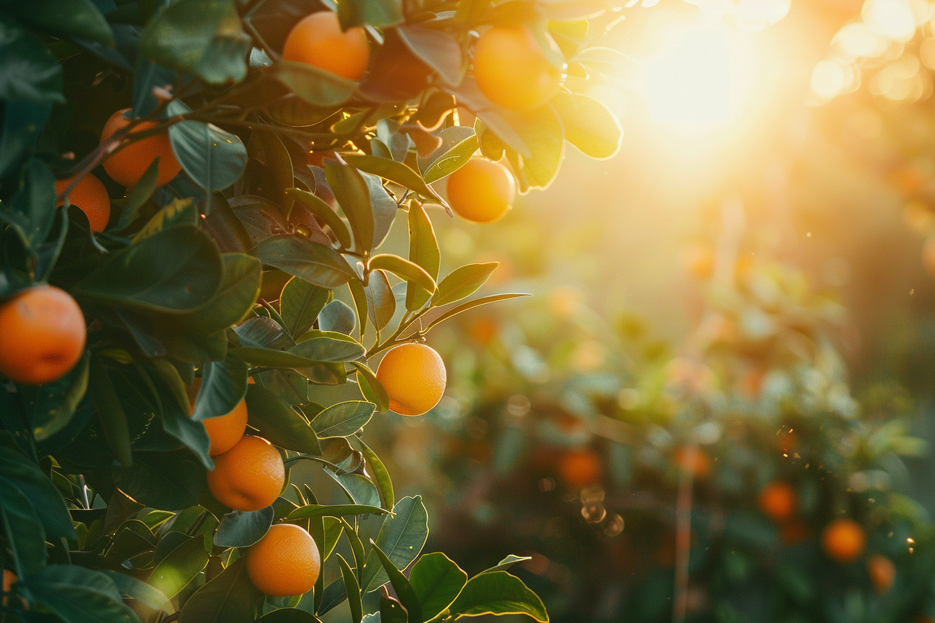 Image gratuite Clémentinier avec clémentines mûres dans jardin 3