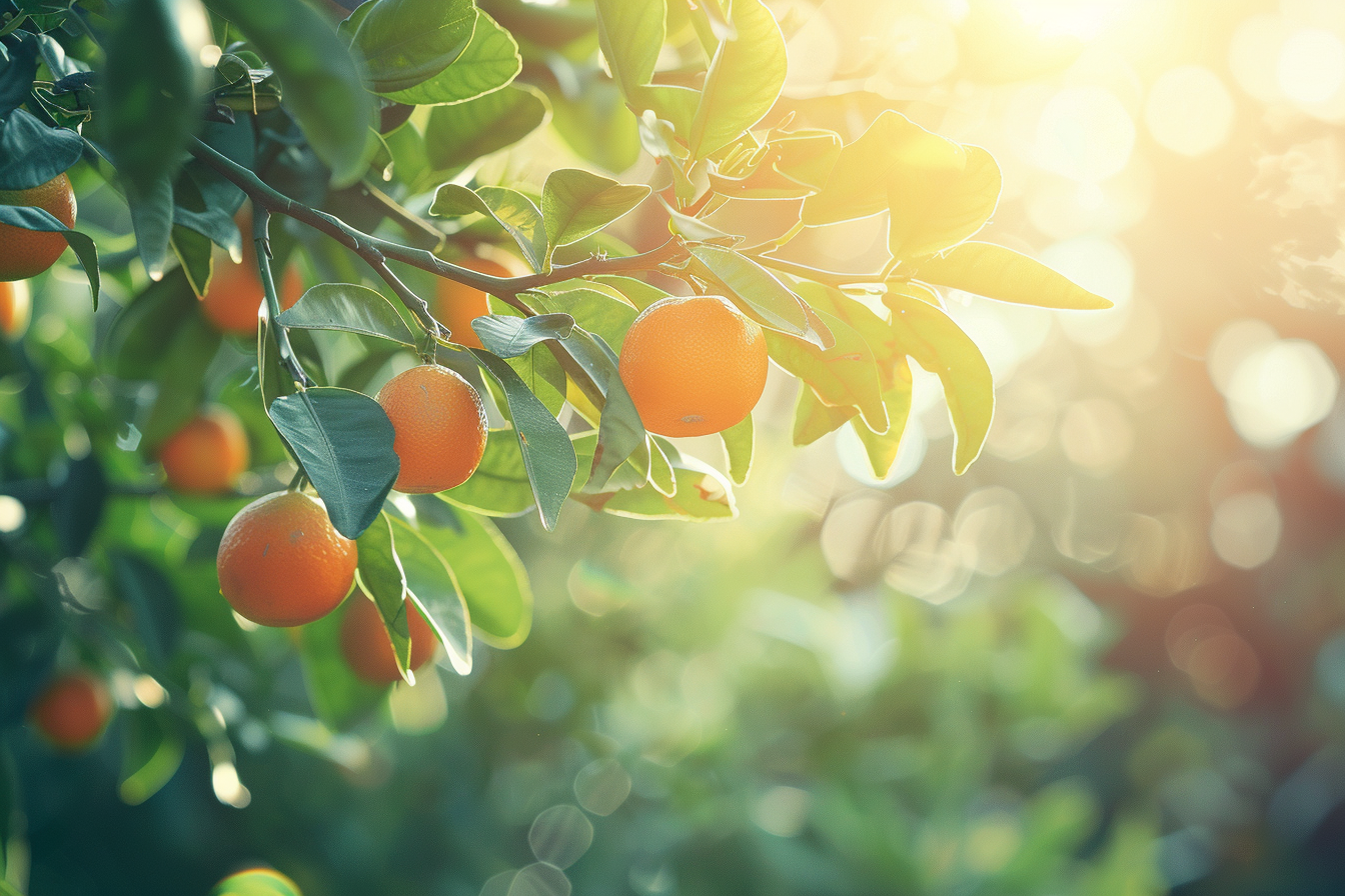 Image gratuite Clémentinier avec clémentines mûres dans jardin 4