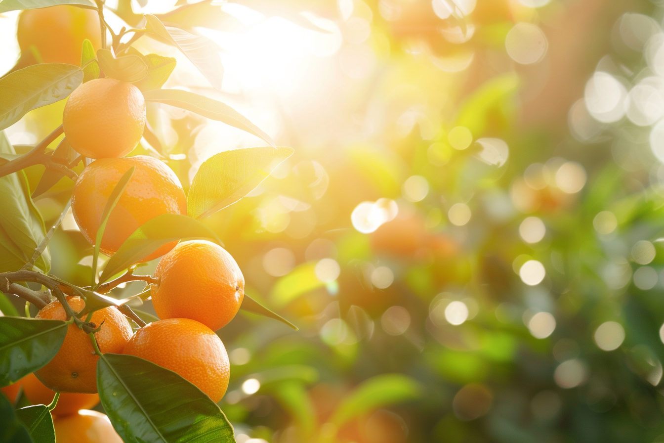 Image gratuite Clémentinier avec clémentines mûres dans jardin 6