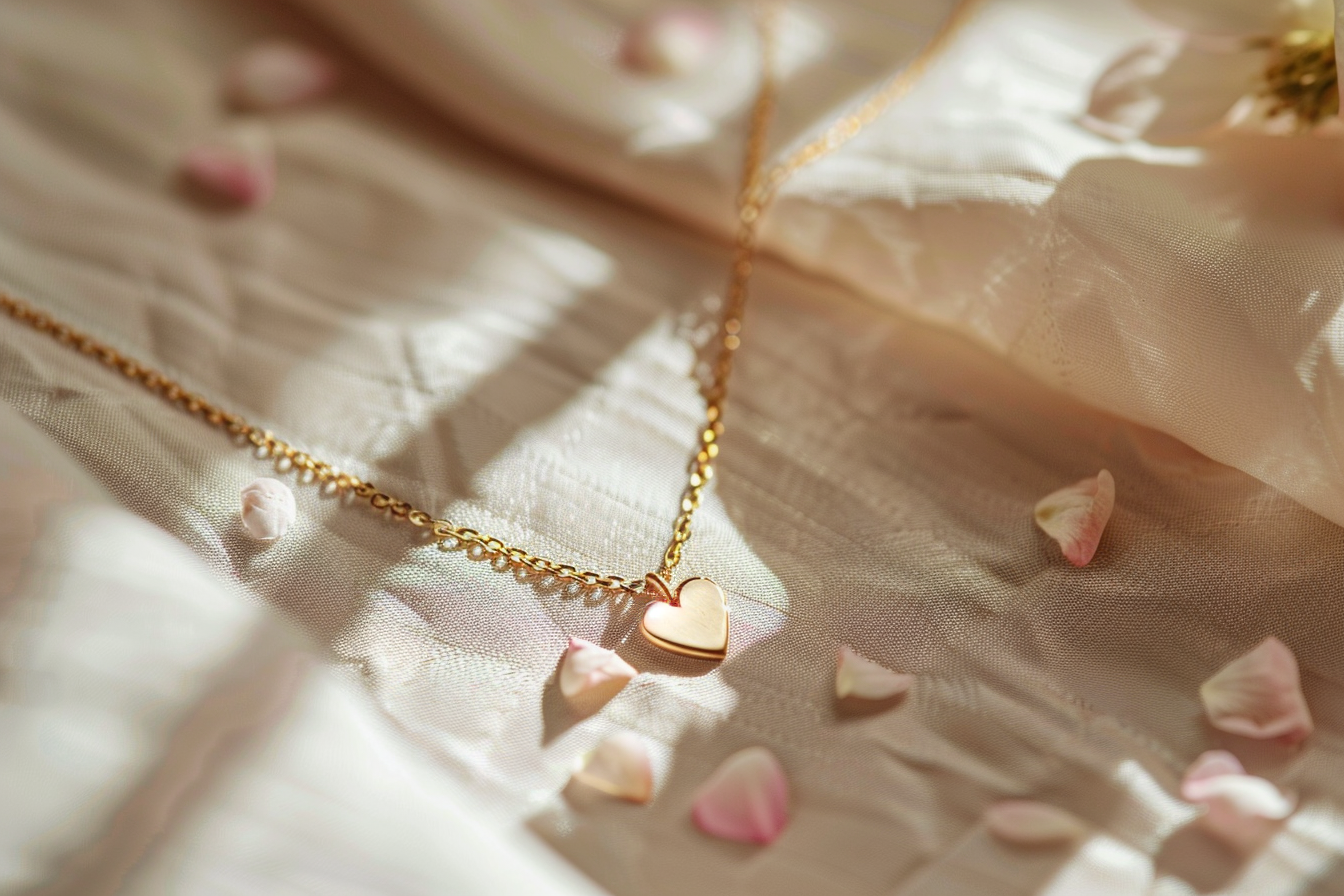 Image gratuite Collier en or minimaliste 1