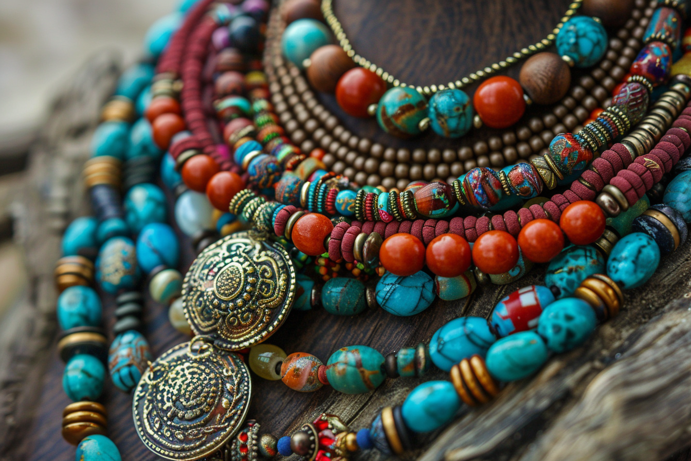 Image gratuite Collier en perles bohème 2