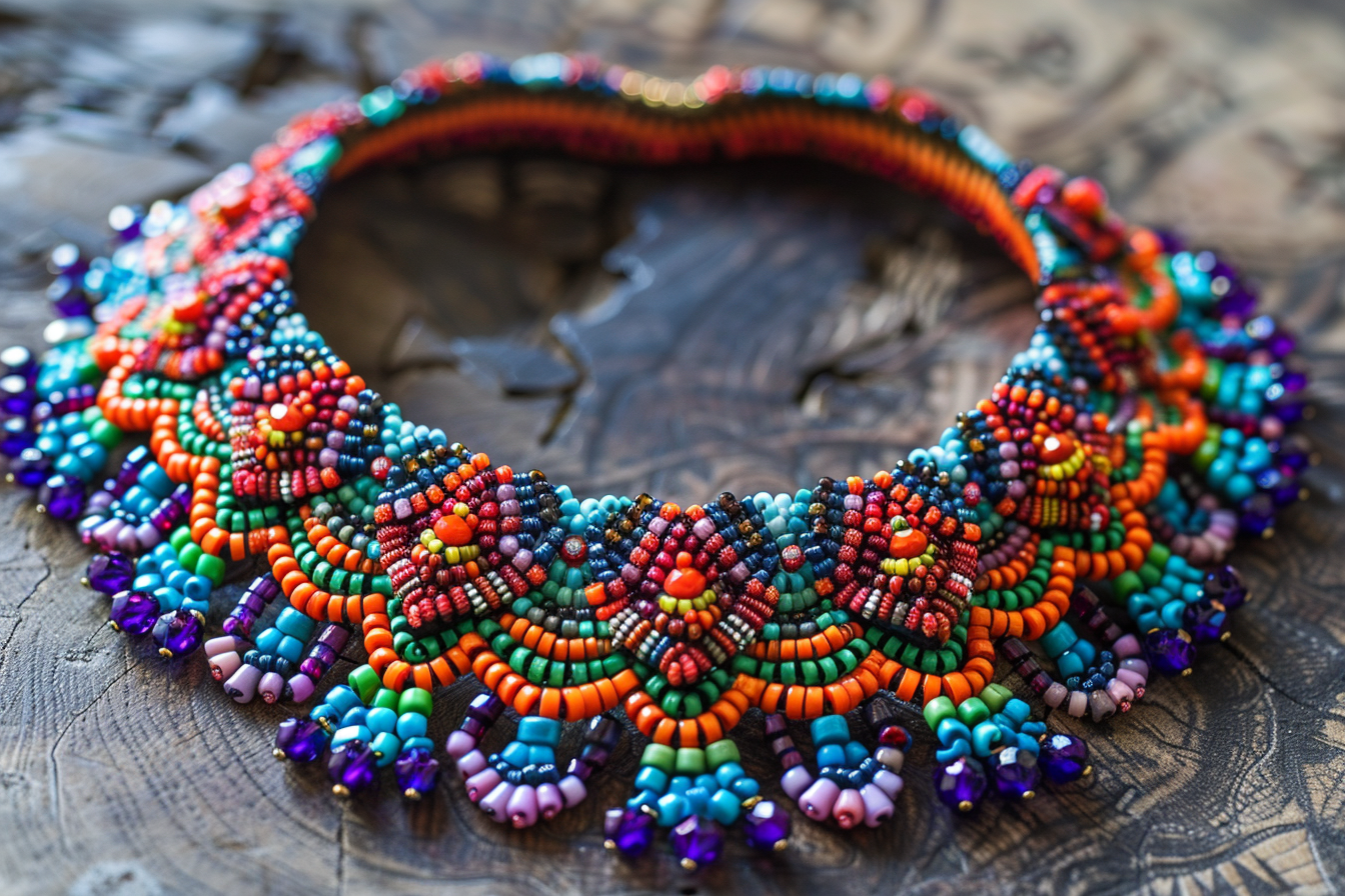 Image gratuite Collier en perles fait main 1