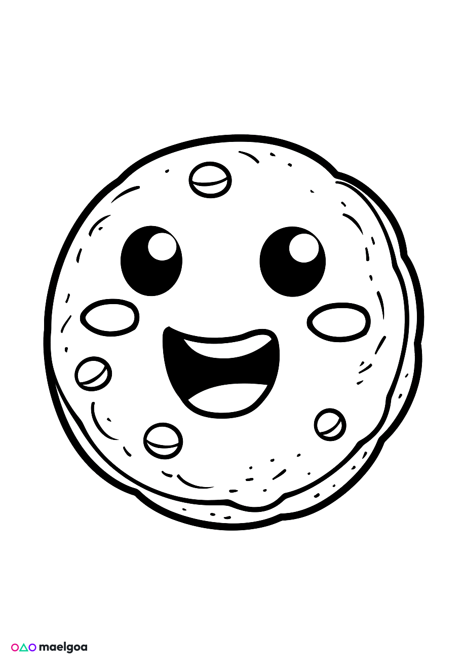 Image gratuite Coloriage biscuit 1