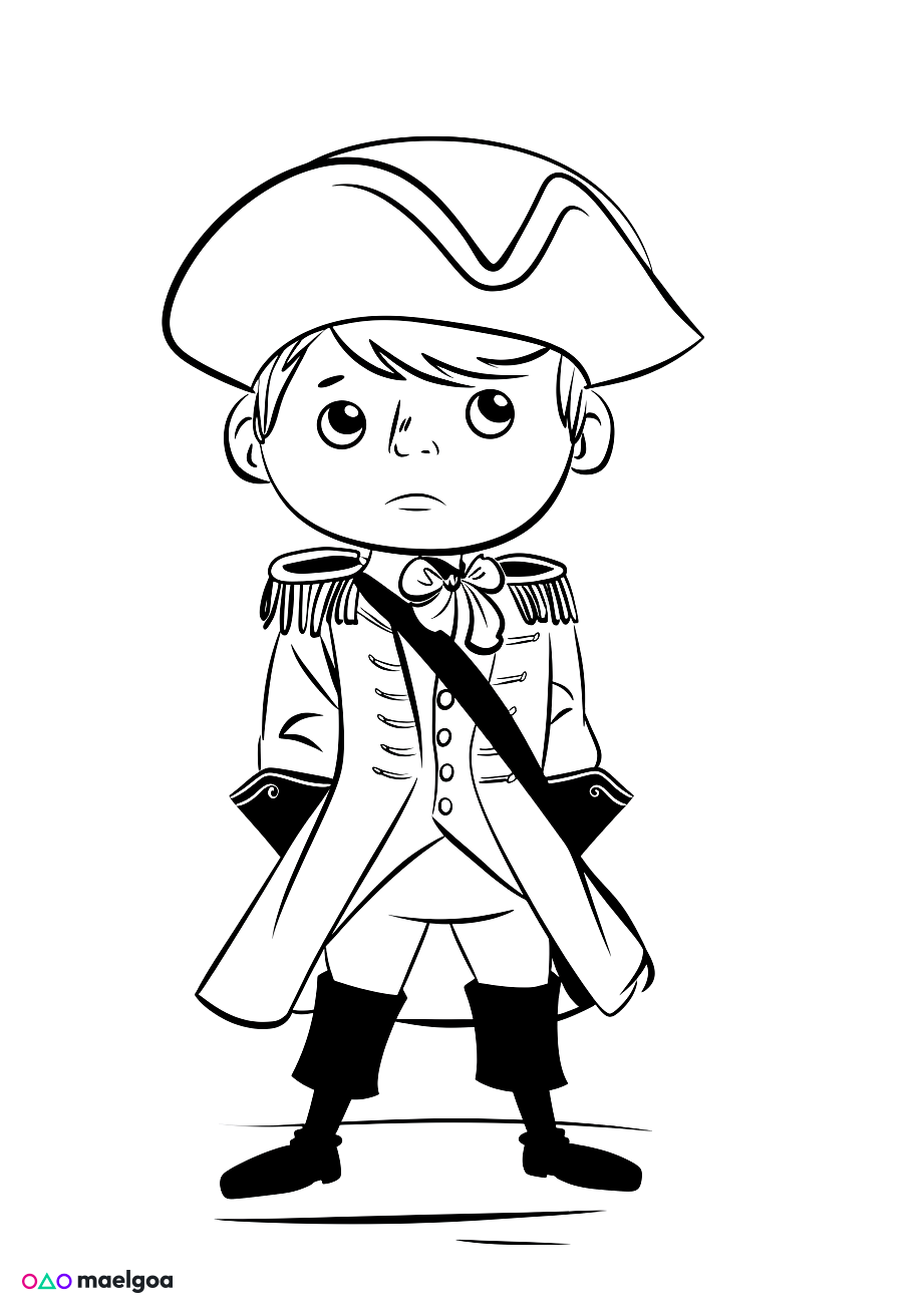 Image gratuite Coloriage Napoléon 3