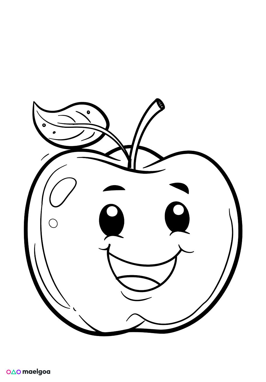 Image gratuite Coloriage pêche 3