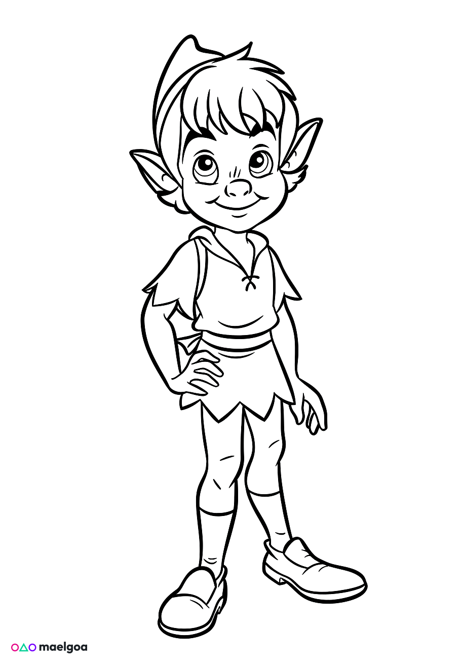 Image gratuite Coloriage Peter Pan 2
