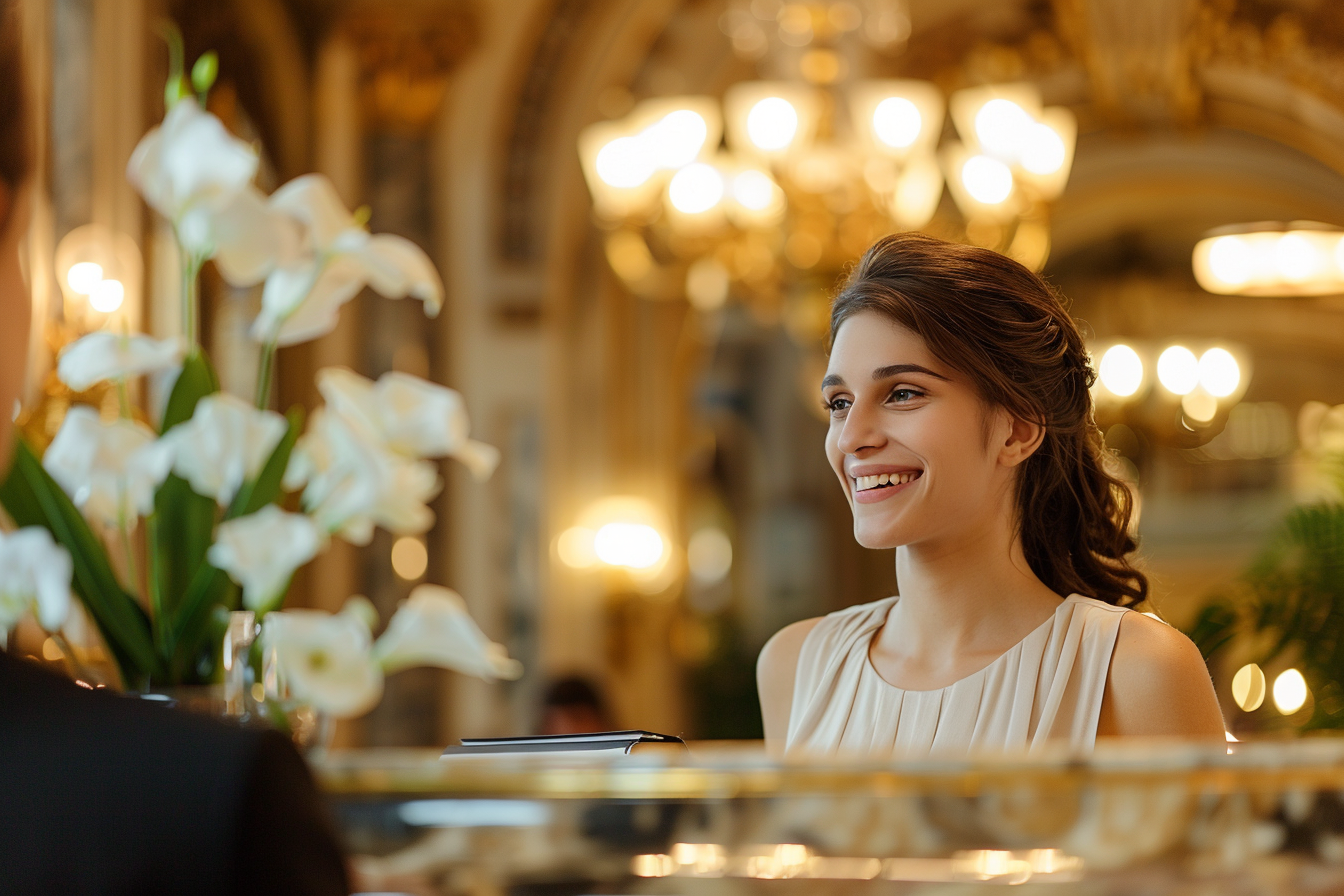 Image gratuite Concierge d&rsquo;hôtel souriant 6